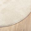 vidaXL Rug OVIEDO Short Pile Beige Ø 280 cm