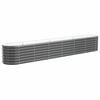 vidaXL Garden Raised Bed Galvanised Steel 260x40x36 cm Anthracite