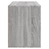 vidaXL Shoe Cabinet Grey Sonoma 80x35x45 cm Engineered Wood
