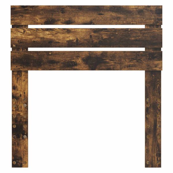 vidaXL Headboard with Headboard Smoked Oak 75 cm Engineered wood