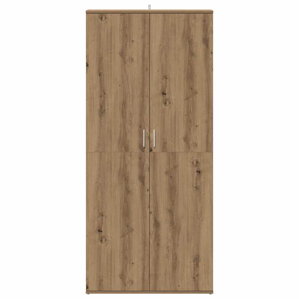 vidaXL Shoe Cabinet Artisan Oak 80x39x178 cm Engineered Wood