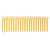 vidaXL Manual Retractable Awning with Blind&LED 4x3m Yellow&White