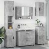 vidaXL Bathroom Furniture Set with Drawer 5 pcs Concrete Grey