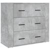 vidaXL Highboard Concrete Grey Engineered Wood