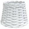 vidaXL Ceiling Lamp Shade White Ø20x15 cm Wicker