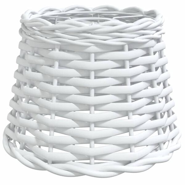 vidaXL Ceiling Lamp Shade White Ø20x15 cm Wicker