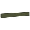 vidaXL Planter Olive Green 360x40x40 cm Cold-rolled Steel