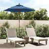 vidaXL Garden Parasol with Wooden Pole Azure Blue 196x231 cm