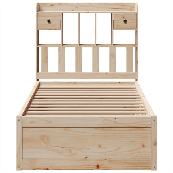 vidaXL Bed Frame without Mattress 90x200 cm Solid Wood Pine