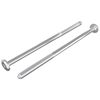 vidaXL Furniture Screws 2 pcs Silver M6 x 120 mm Steel