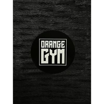 Orange Gym Balance Board Plastic Black