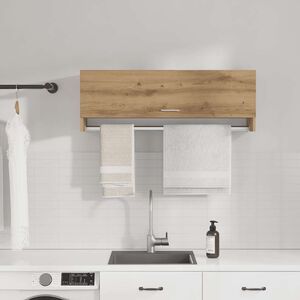 vidaXL Wardrobe Artisan Oak 100x32,5x35 cm Engineered Wood
