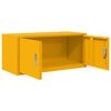 vidaXL Storage Cabinet Mustard Yellow 90 x 40 x 40 cm Steel