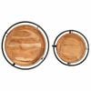 vidaXL 2 Piece Side Table Set Solid Wood Acacia