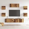 vidaXL 5 Piece TV Cabinet Set Wall-mounted Old Wood