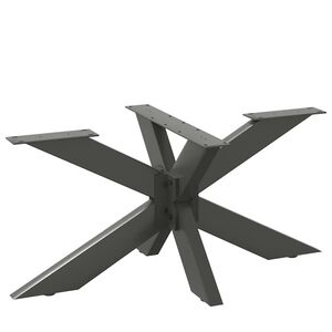 vidaXL Coffee Table Leg Spider Shape Anthracite 98x58x(42-43) cm Steel
