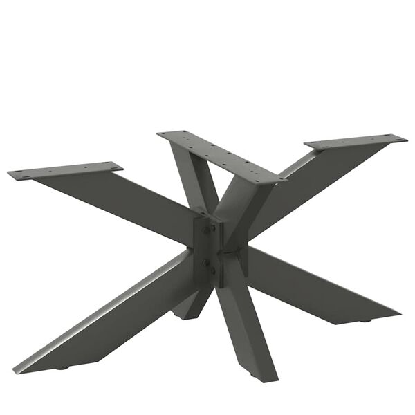 vidaXL Coffee Table Leg Spider Shape Anthracite 98x58x(42-43) cm Steel