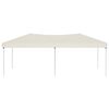 vidaXL Folding Party Tent Cream 3x6 m