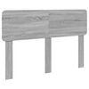 vidaXL Bed Frame Grey Sonoma 140 x 190 cm Solid Pine Wood