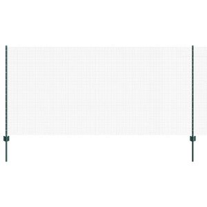 vidaXL Fence with Post Green