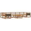 vidaXL Outdoor Sofa Set 8 pcs Natural Solid Acacia Wood