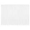 vidaXL Vertical Blinds White Fabric 150x250 cm