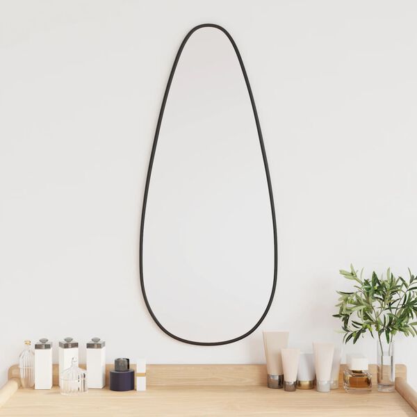 vidaXL Wall Mirror Black 70x30 cm