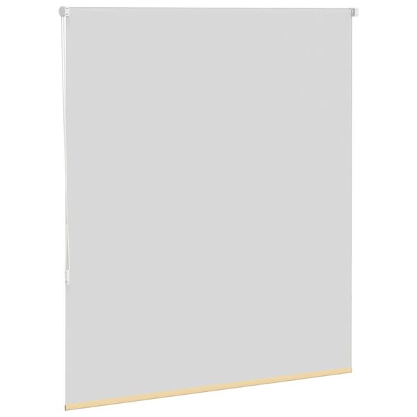 vidaXL Roller Blind Blackout Beige 130x175 cm Fabric Width 126.6 cm Polyester