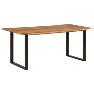 vidaXL Dining Table | Natural wood and black