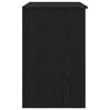 vidaXL Desk Black Oak 86x49x76 cm Engineered Wood