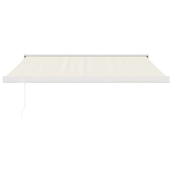 vidaXL Retractable Awning Cream 3x2.5 m Fabric and Aluminium