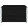 vidaXL Garden Planter Black 150x100 cm Solid Wood Pine