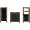 vidaXL Bathroom Furniture Set with Drawer 3 pcs Solid Reclaim Wood