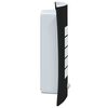 vidaXL Outdoor Wall Light Black 23.5 x 9 x 26 cm
