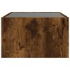 vidaXL Coffee Table with Infinity LED Smoked Oak 70x50x30 cm