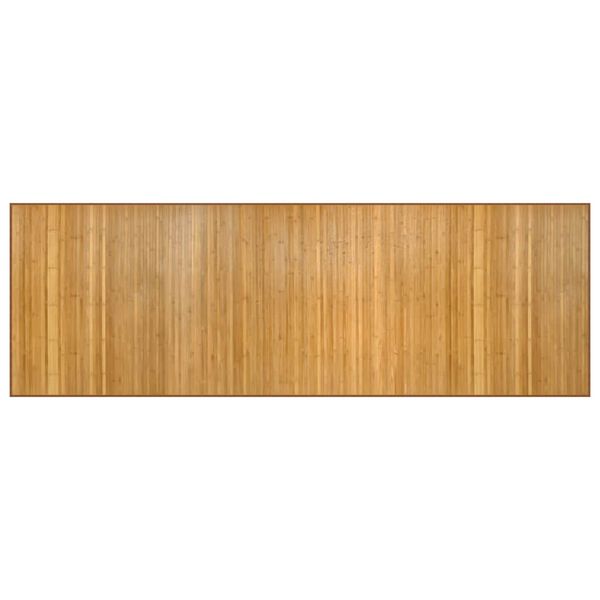 vidaXL Rug Rectangular Natural100x300 cm Bamboo