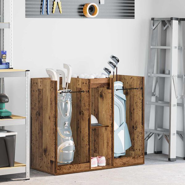 vidaXL Golf Cabinet Plain Old Wood 102 x 45 x 85.5 cm