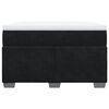 vidaXL Box Spring Bed with Mattress Black 120x200 cm Velvet
