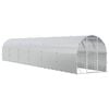 vidaXL Chicken Coop Silver 1200 x 200 x 200 cm Galvanised Steel