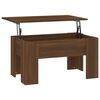 vidaXL Coffee Table Brown Oak 79x49x41 cm Engineered Wood