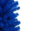 vidaXL Artificial Pre-lit Christmas Tree with Ball Set Blue 180 cm PVC
