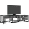 vidaXL TV Cabinet Grey Sonoma 180x40x46 cm Engineered Wood