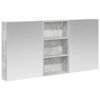 vidaXL Bathroom Cabinet Set 3 pcs 140 x 14.5 x 70 cm Engineered wood
