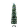 vidaXL Artificial Christmas Tree with 300 LEDs with Stand Green 210 cm