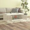 vidaXL Coffee Table High Gloss White 102x50x45 cm Engineered Wood