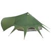 vidaXL Teepee Tent with Roof Green and Grey 600 x 600 x 347 cm