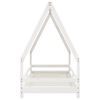 vidaXL Kids Bed Frame White 80x200 cm Solid Wood Pine
