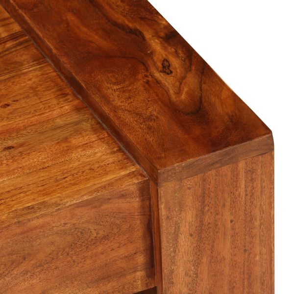 vidaXL Coffee Table Solid Acacia Wood 100x50x30 cm Brown