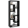 vidaXL Wall Shelf Black 36x16x90 cm Engineered Wood