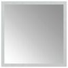 vidaXL LED Bathroom Mirror Transparent 30 x 30 cm Tempered Glass